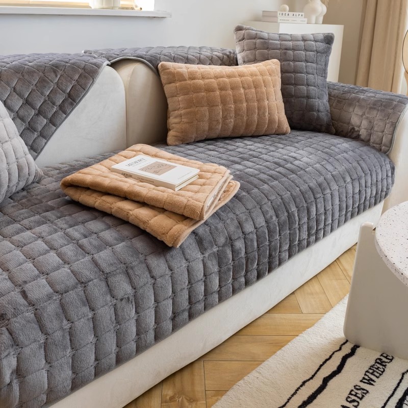 Plush Plaid Sofa Cushion Non-s - đánh giá và giá Washer Toss Set