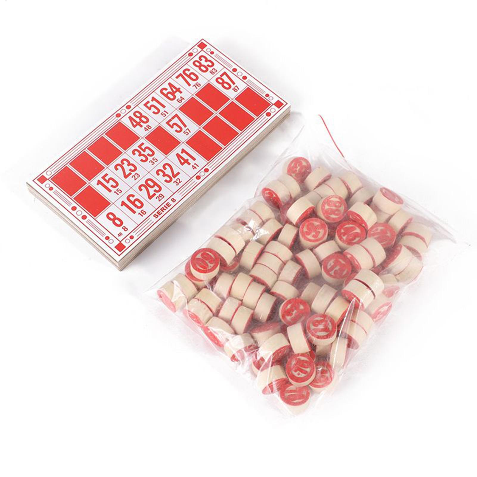 Bingo Set Funny Vintage Wooden - đánh giá và giá Party Games Large Groups