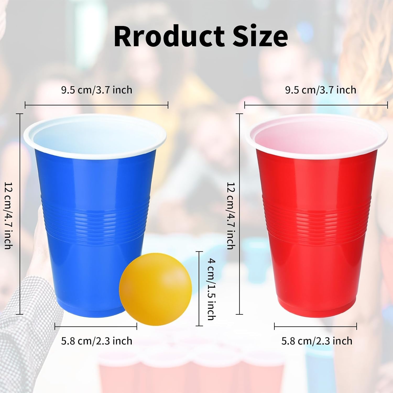 Cup Pong Game Set 22 Pcs 16 Oz - đánh giá và giá Party Games Jenga
