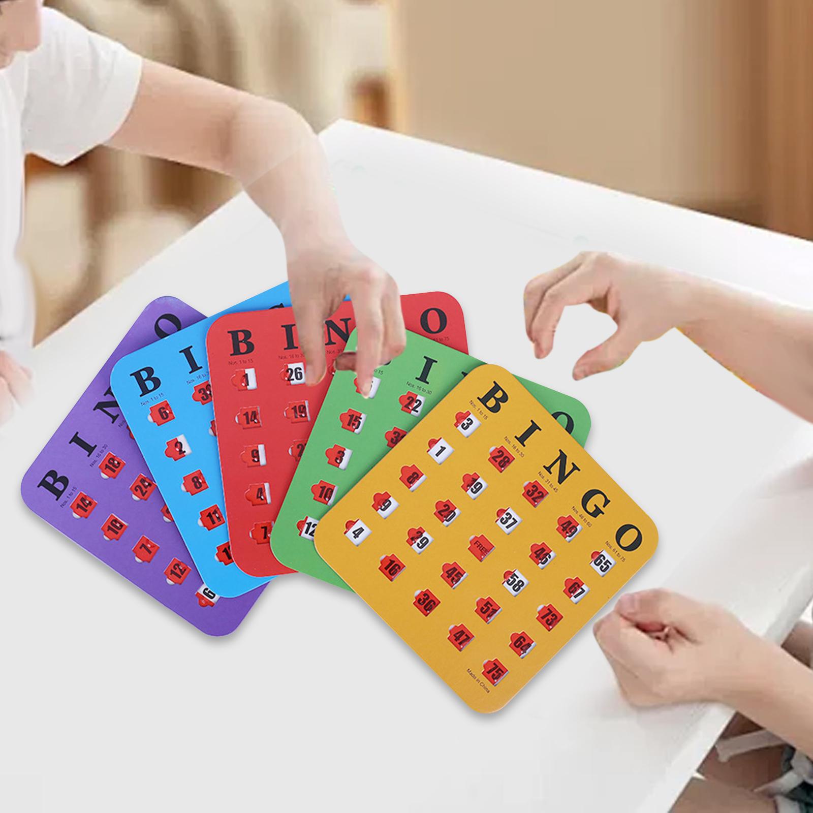 5 Pieces Bingo Game Cards Larg - đánh giá và giá Party Games Large Groups