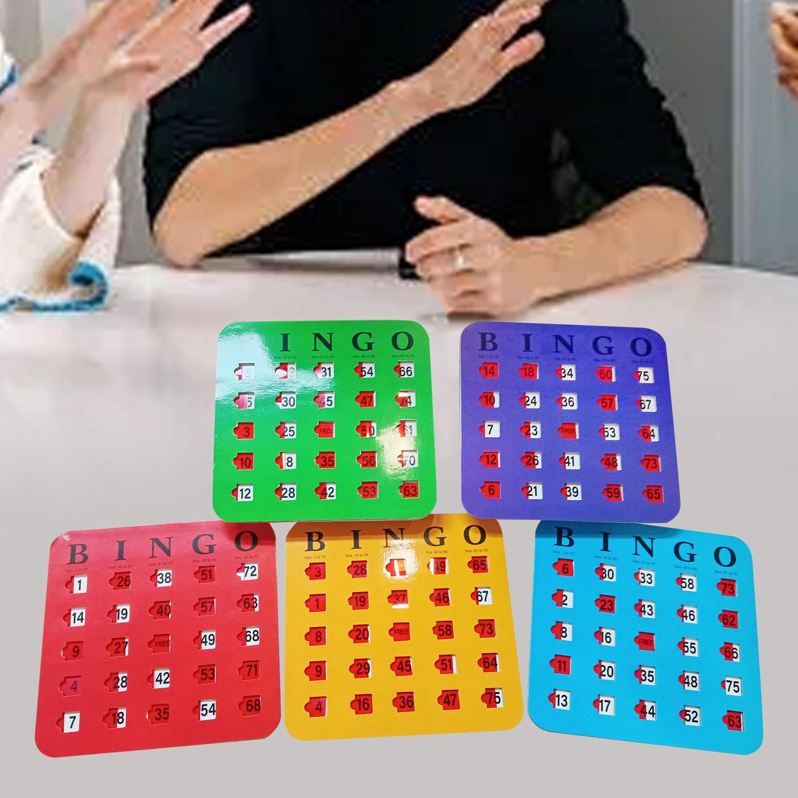5 Pieces Bingo Game Cards Larg - đánh giá và giá Party Games Large Groups
