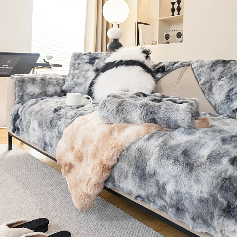 New Gradient Colour Plush Sofa - đánh giá và giá Washer Toss Set