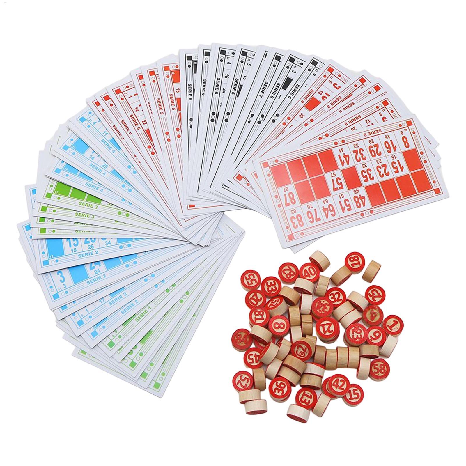 Vintage Wooden Bingo Game Set  - đánh giá và giá Party Games Large Groups