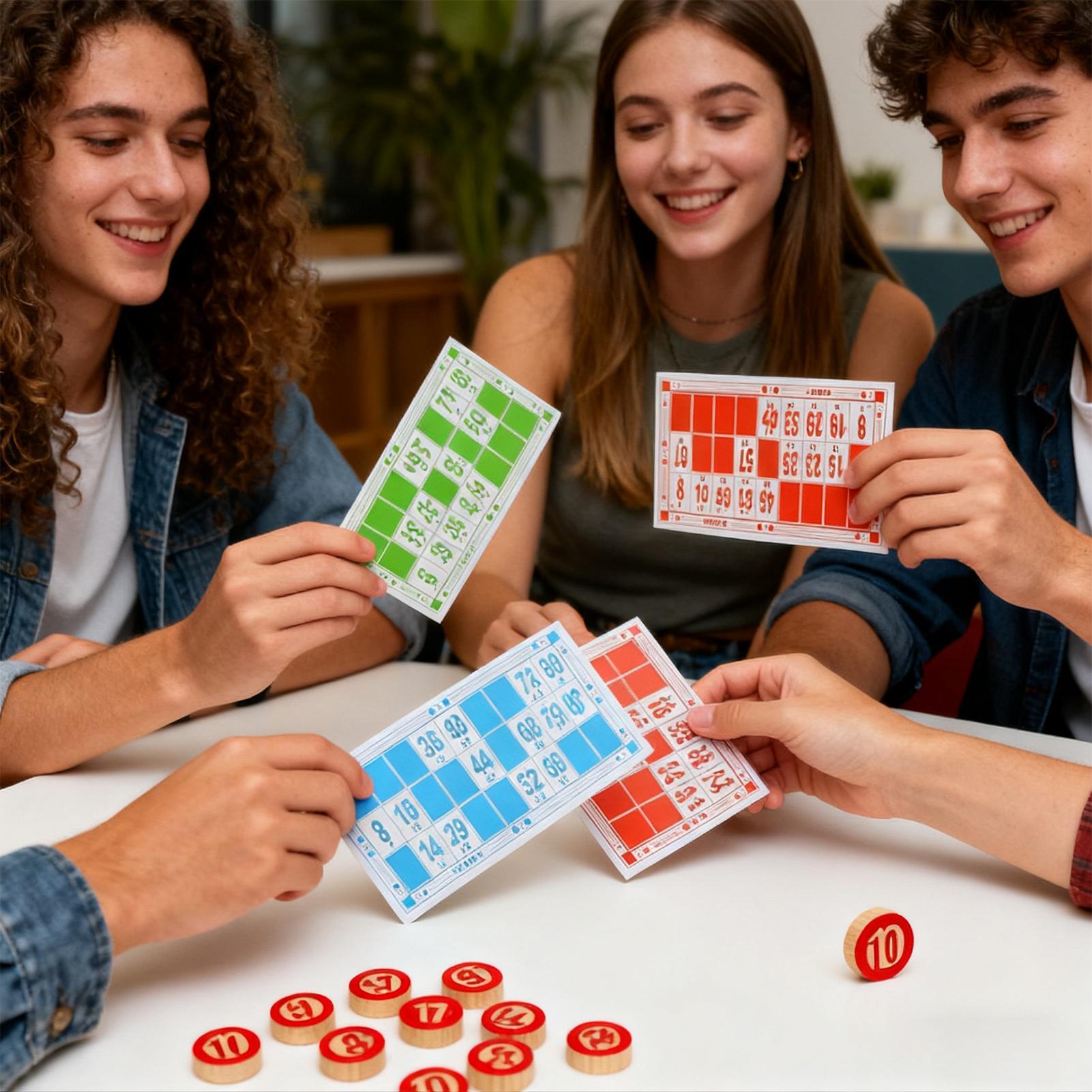 Vintage Wooden Bingo Game Set  - đánh giá và giá Party Games Large Groups
