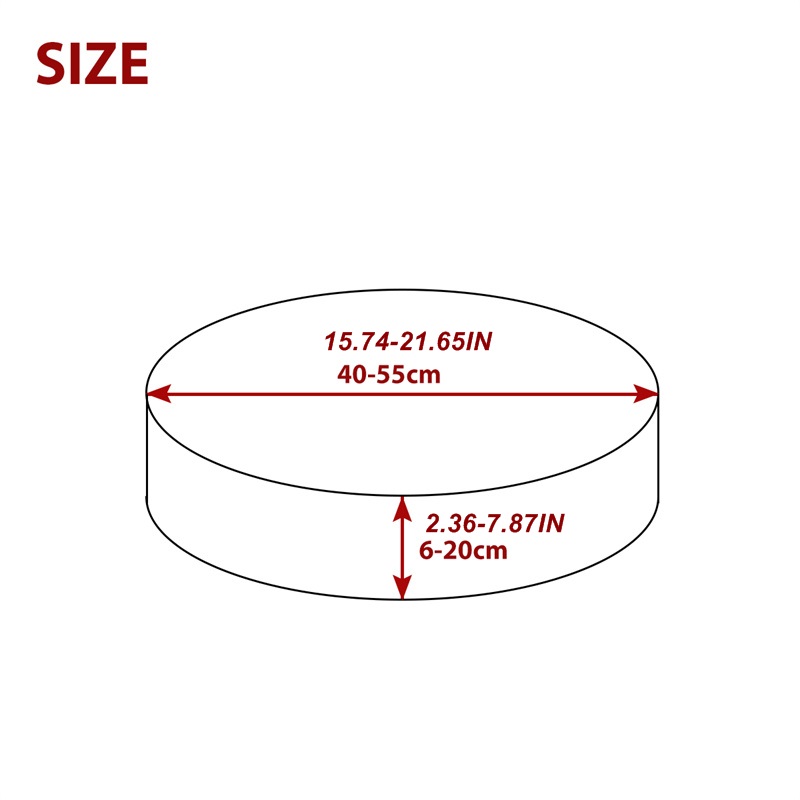 1PC Round Seat Cushion Cover E - đánh giá và giá Washer Toss Set