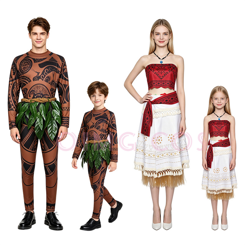 Moanaa Maui‌i Cosplay Costume  - đánh giá và giá Party Games Carnival