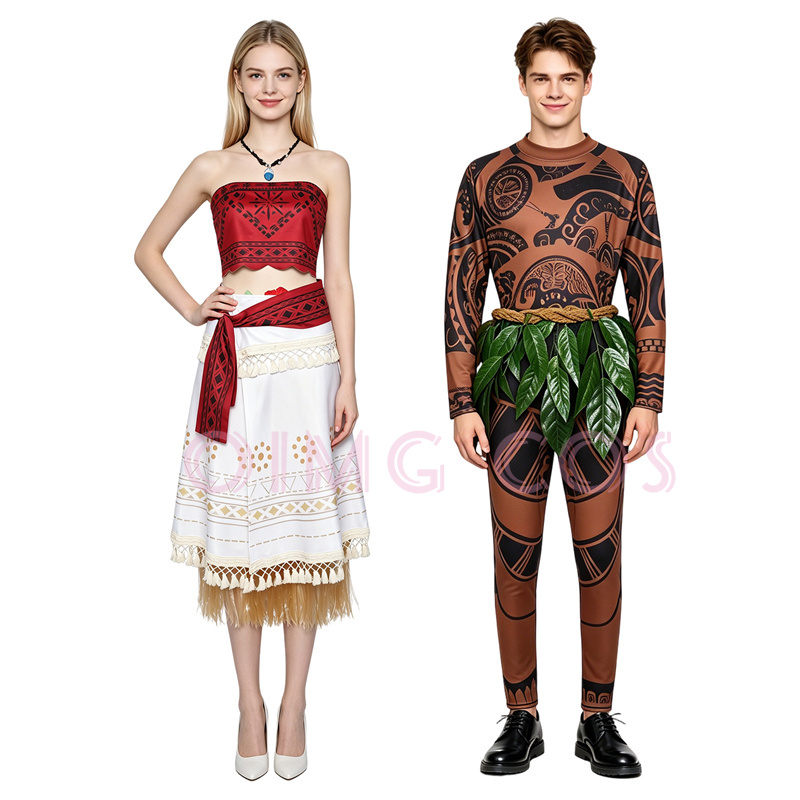 Moanaa Maui‌i Cosplay Costume  - đánh giá và giá Party Games Carnival