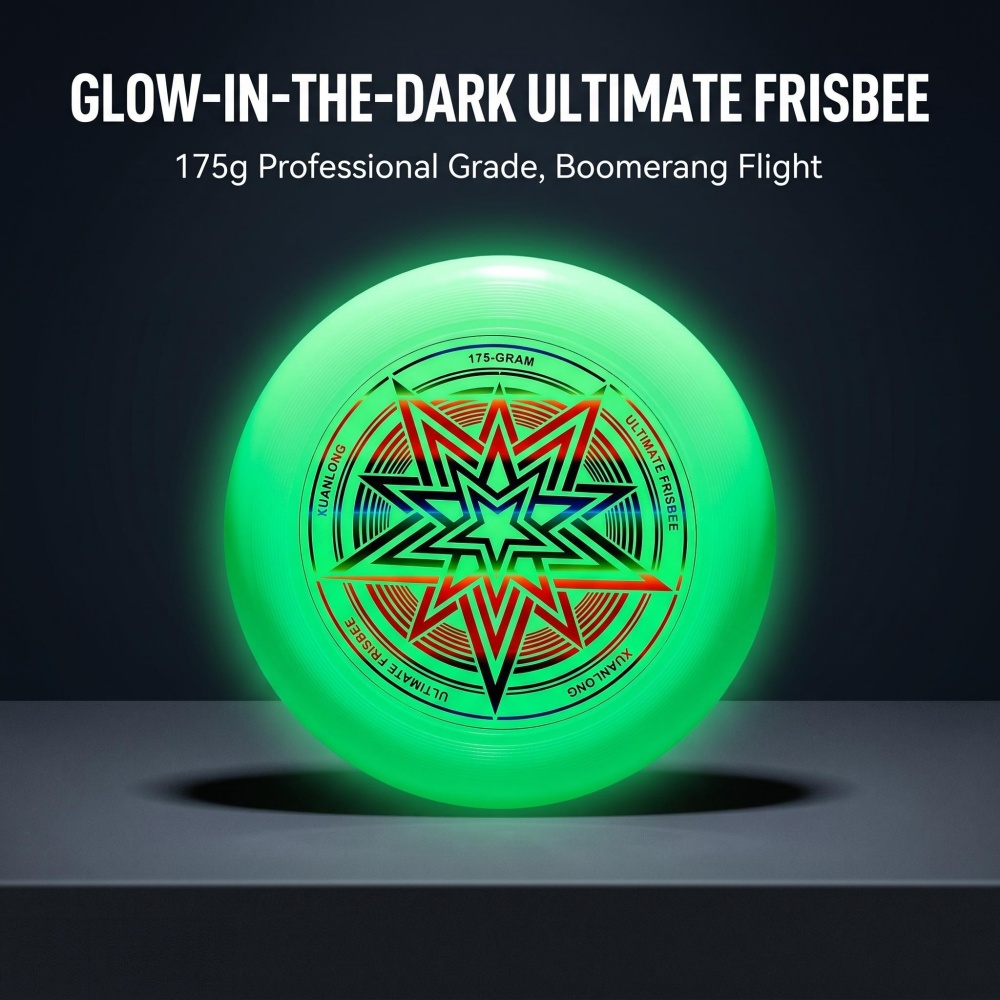 Glow-In-The-Dark Frisbee 175g  - đánh giá và giá Frisbee Freestyle Disc