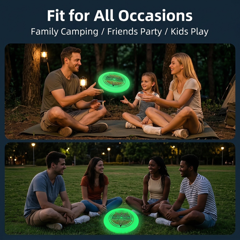 Glow-In-The-Dark Frisbee 175g  - đánh giá và giá Frisbee Freestyle Disc