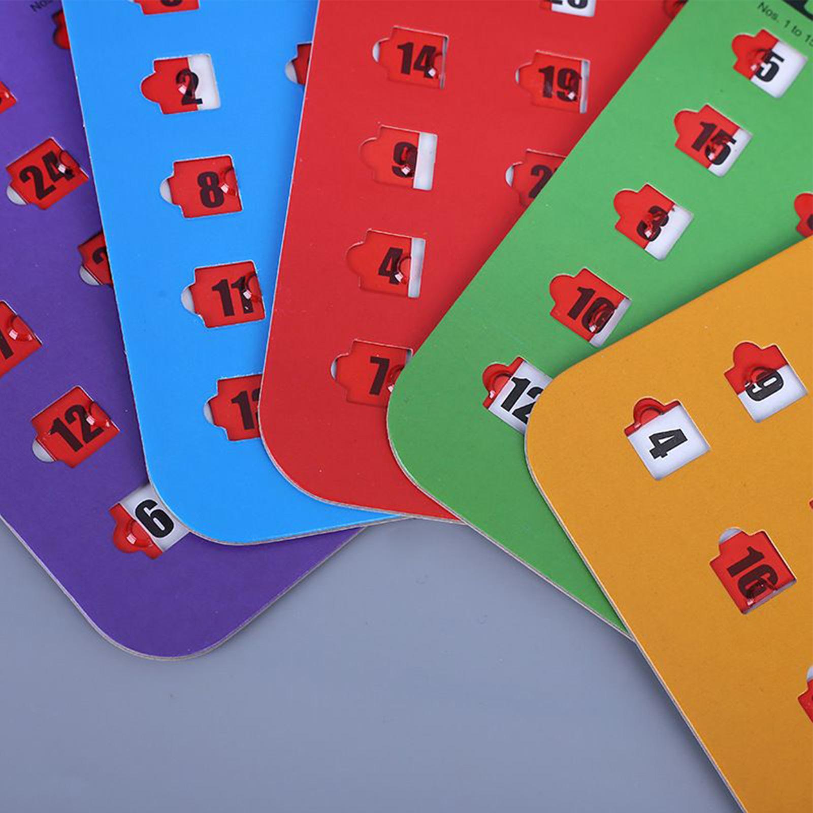 5 Pieces Bingo Game Cards Larg - đánh giá và giá Party Games Large Groups