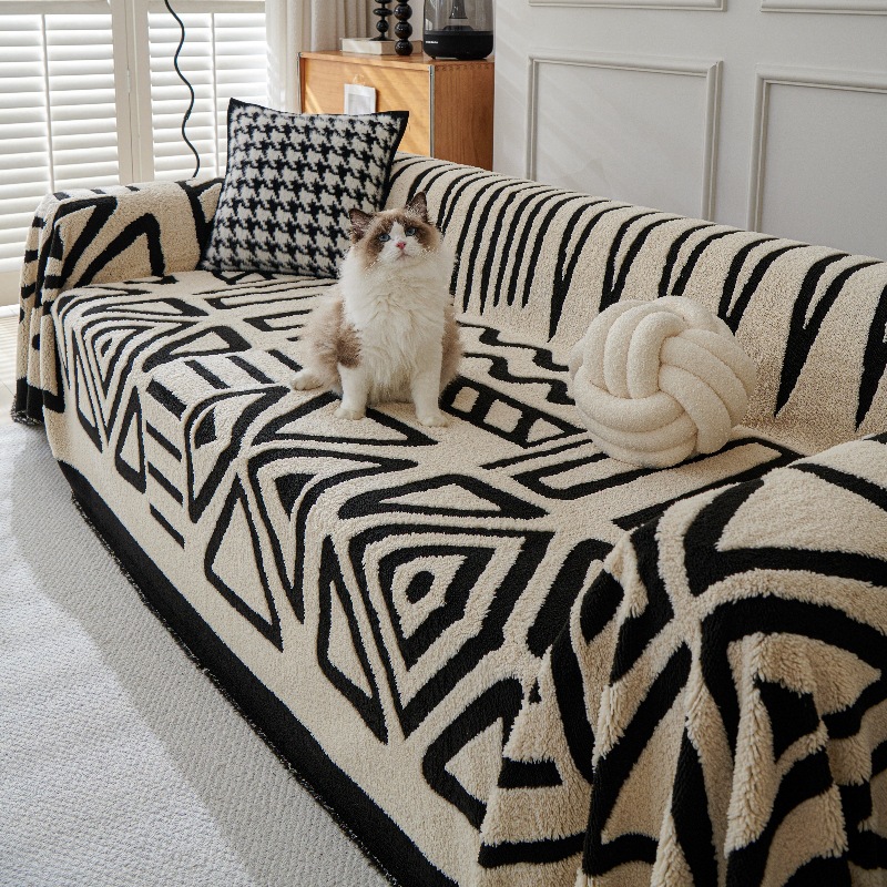Polar Fleece Plush Sofa Cover  - đánh giá và giá Washer Toss Set