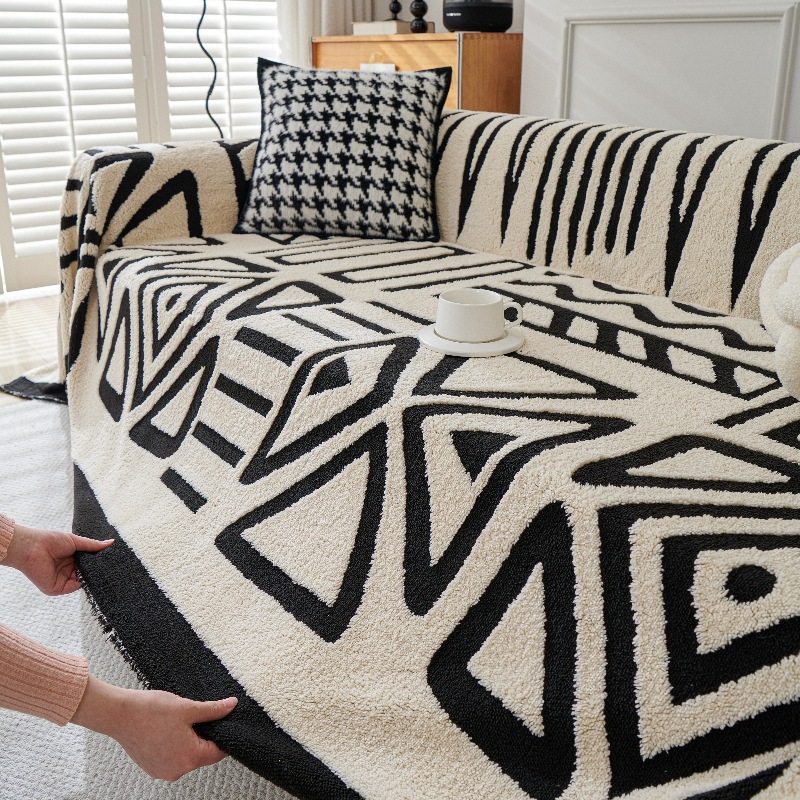 Polar Fleece Plush Sofa Cover  - đánh giá và giá Washer Toss Set