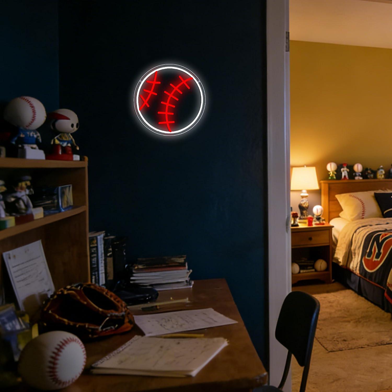 Baseball Neon Sign USB Dimmabl - đánh giá và giá Party Games College