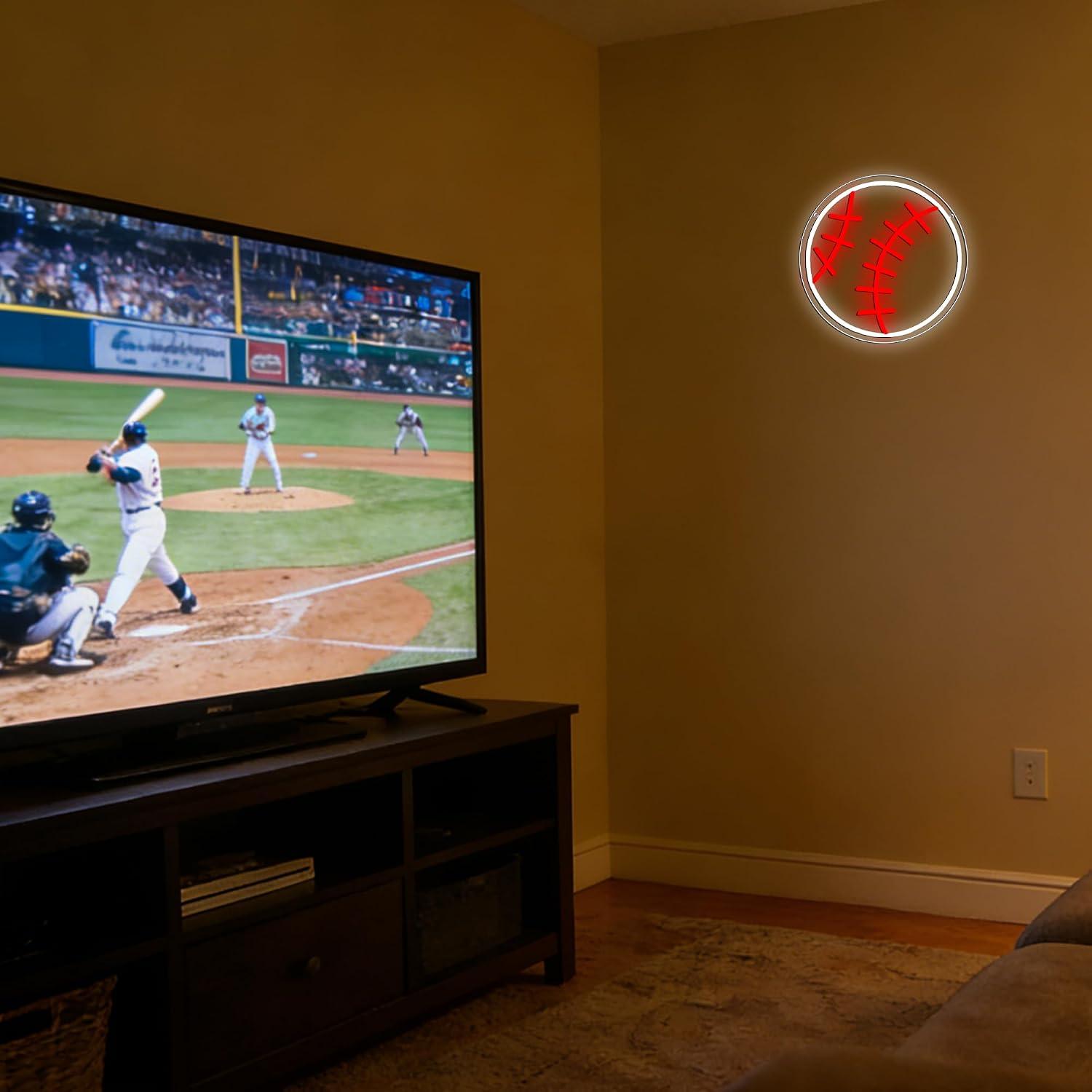 Baseball Neon Sign USB Dimmabl - đánh giá và giá Party Games College