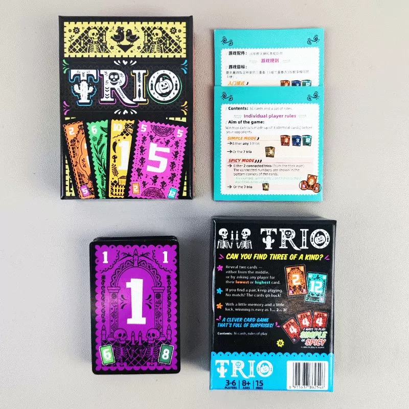 Trio, Family  Card Gameon the  - đánh giá và giá Party Games List