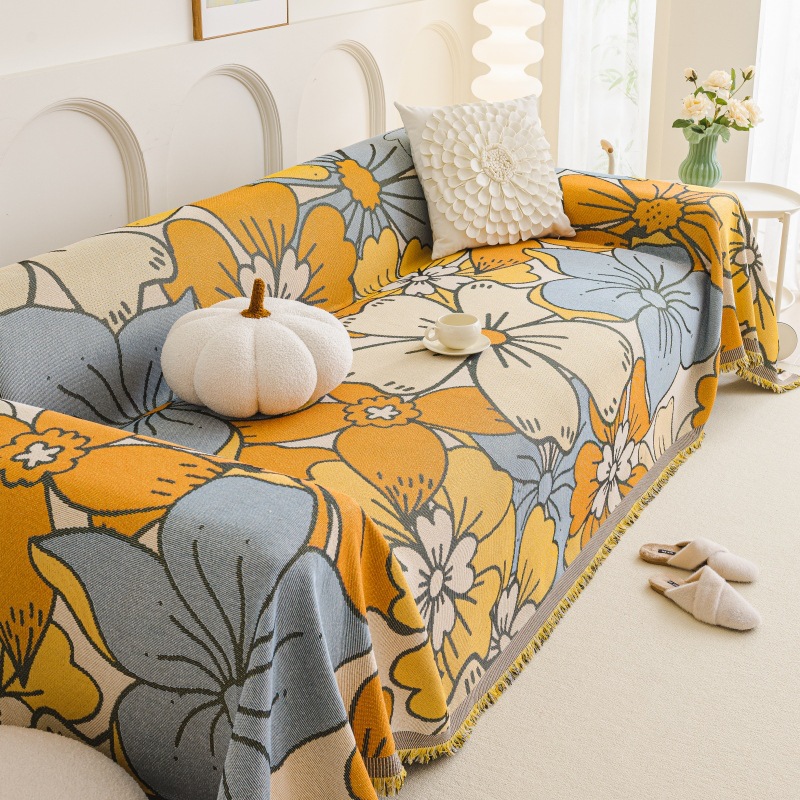 1pc Sofa Blanket with Tassels  - đánh giá và giá Washer Toss Set