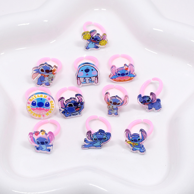 Stitch Acrylic Ring 10/20pcs K - đánh giá và giá Party Games Kids