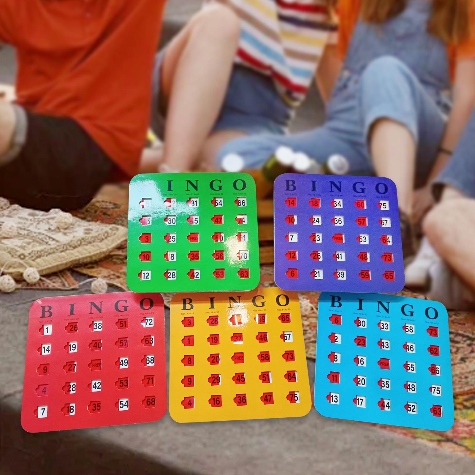 5 Pieces Large Print Bingo Car - đánh giá và giá Party Games Large Groups
