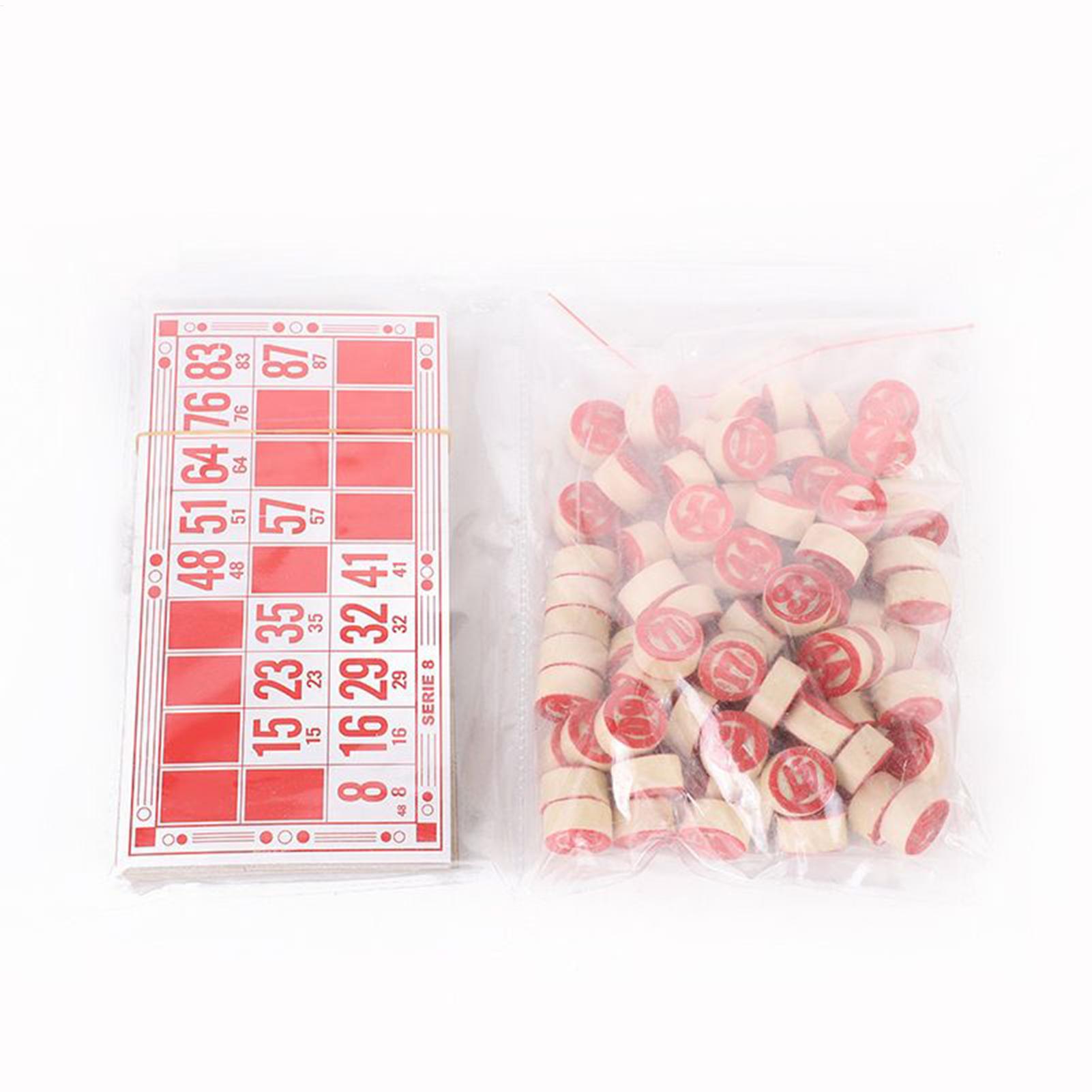 Bingo Set Vintage Wooden Inter - đánh giá và giá Party Games Large Groups