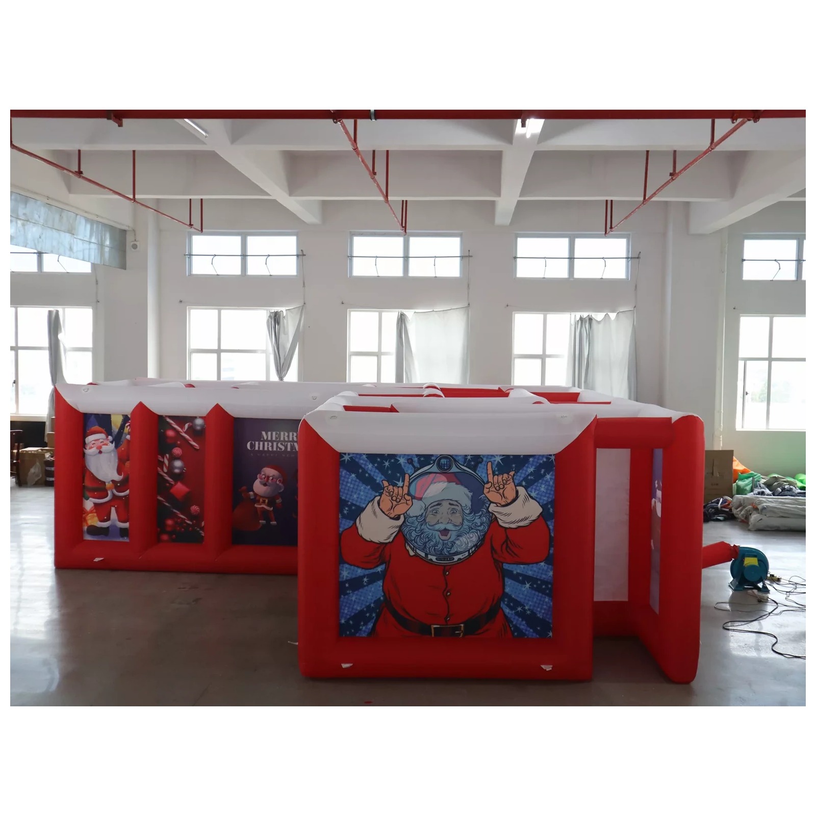 Mê cung bơm hơi mái phẳng màu  - đánh giá và giá Party Games Kids And Adults