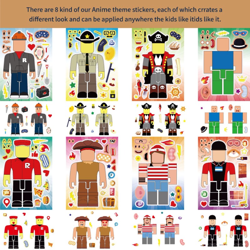 16pcs Game Roblox Anime DIY St - đánh giá và giá Party Games In Roblox