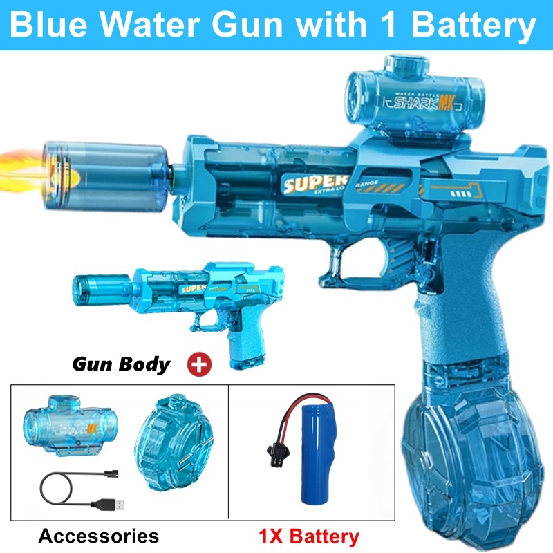 Electric Water Blaster Gun - A - đánh giá và giá Party Games Kids And Adults