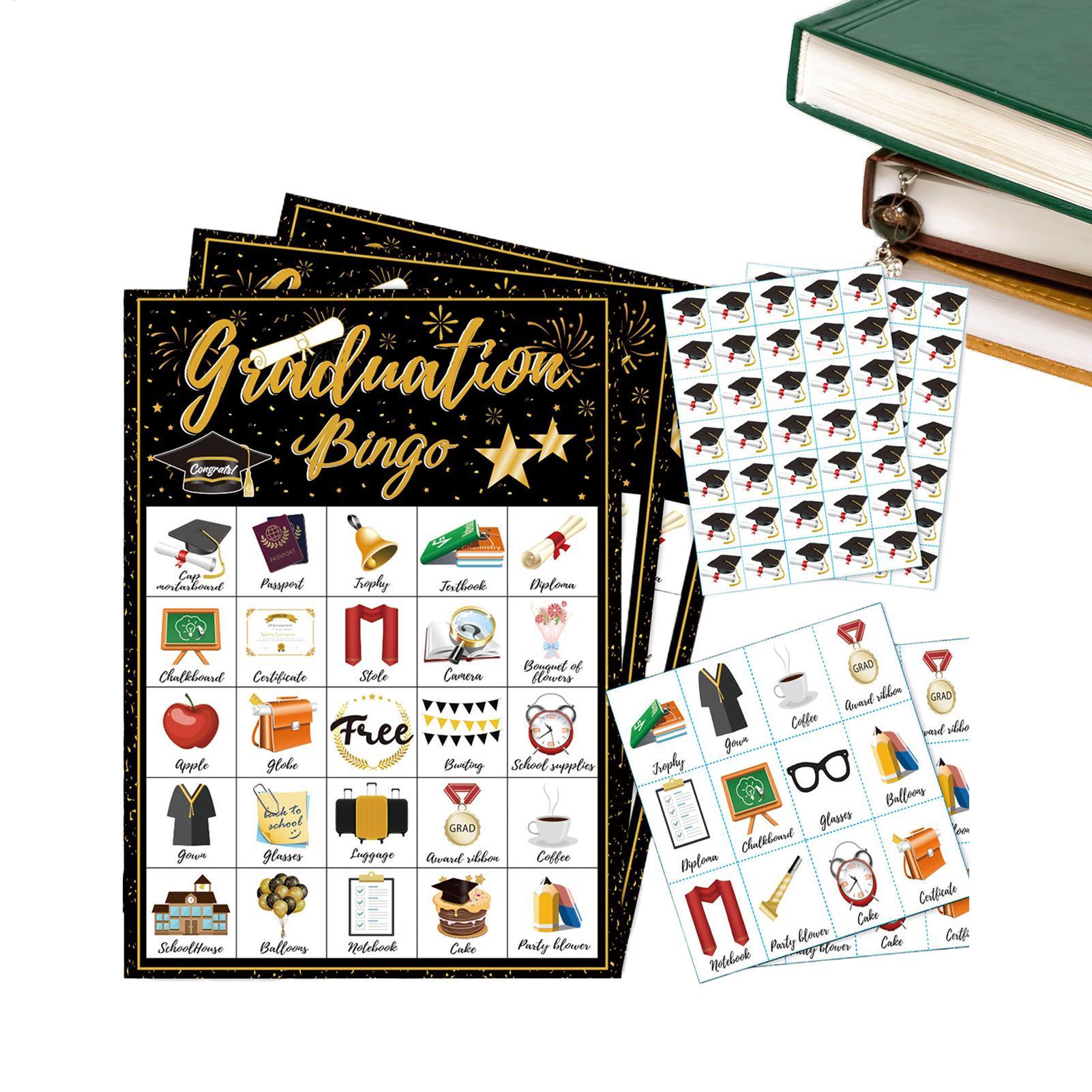 Graduation Party Bingo Cards 2 - đánh giá và giá Party Games College