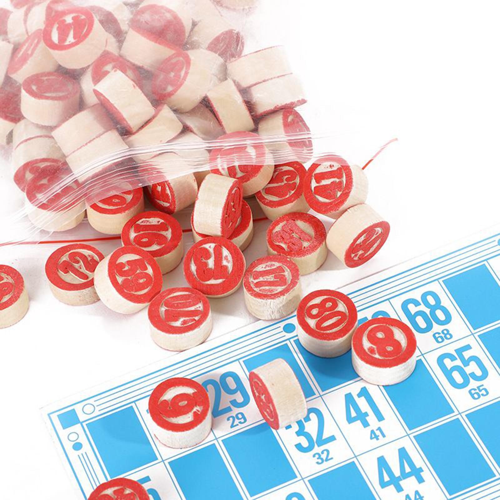 Bingo Card Game Vintage Wooden - đánh giá và giá Party Games Large Groups